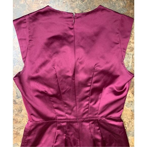 Prada Spring 2006 Silk Shiny Tailored Peplum Dressy Tunic Tank Top sz 40 - Picture 7 of 10